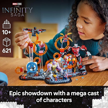 LEGO Marvel Avengers: Endgame Final Battle - Super Hero Building Set for Kids, Ages 10+ - 10 Figures Including Iron Man, Black Panther, and Iron Spider - Birthday Gift for Boys and Girls - 76323