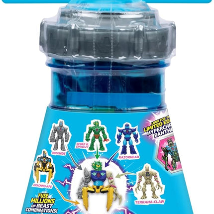 MRBEAST LAB Hybrids Single Pack, Mix & Match Millions of Combinations to Create The Ultimate Beast and Reveal Individual Beast Parts to Create 1 of 10 4" Hybrid Figures, 30+ to Collect
