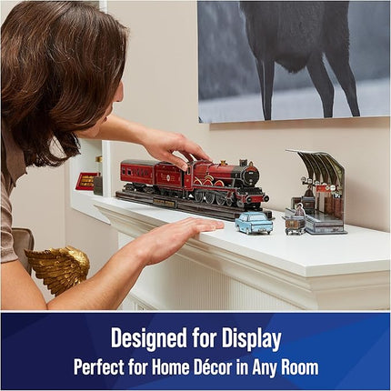 4D Build, Harry Potter Hogwarts Express 3D Model Kit, Harry Potter Collectibles & Desk Decor, Adult Puzzle, Building Toys, 181 Pieces, 3D Puzzles, Gift Ideas for Ages 12 & Up
