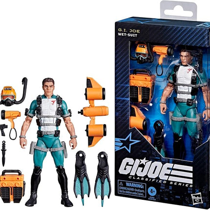 G.I. Joe Classified Series #179, Wet-Suit, Collectible 6-Inch Action Figure with 8 Accessories