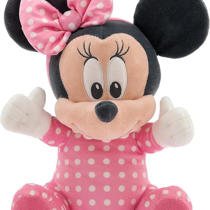 Disney Store Unisex-Children Babies Collection: Minnie Mouse Plush in Swaddle with Detailed Plush Features - Official Soft Toy - Stuffed Animals for Babies - Perfect for Fans & Kids