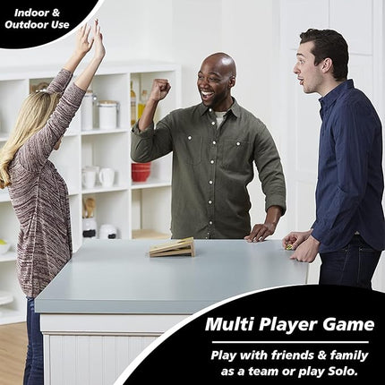 Coinhole Hasbro Tabletop Game Coin Bouncing Party Game | Desktop Cornhole Game Set Board Game | Indoor Outdoor Fun for Kids and Adults