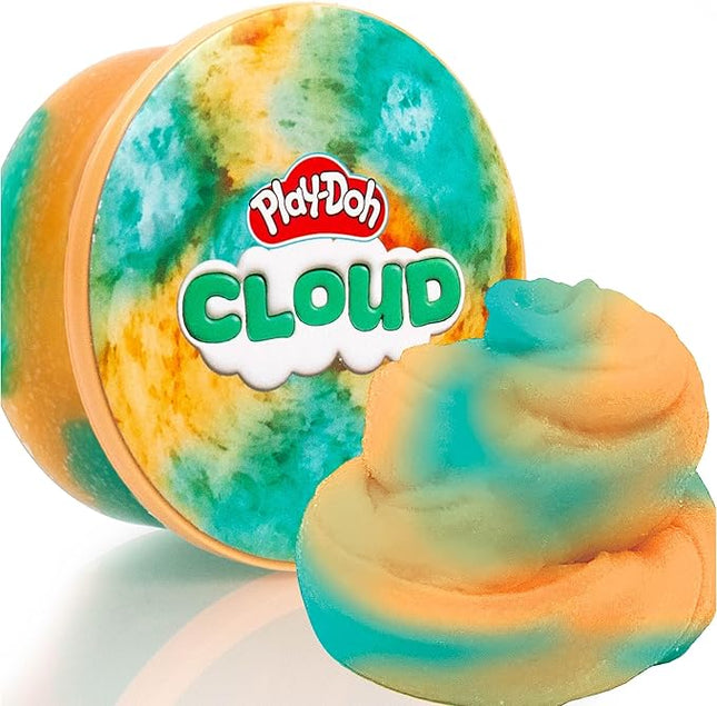 Play-Doh Cloud, Teal & Orange, Coconut Scent, Single Can, Kit, Gifts for Kids, Popular Kids Toys, Party Favors for Kids 8-12, Compound Packs, Kids Gifts 8-12, Sensory Dough