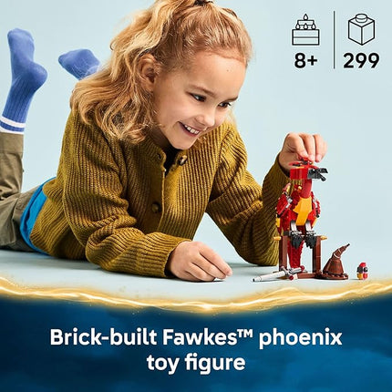 LEGO Harry Potter Fawkes: Dumbledore’s Phoenix Kids Toy - Building and Learning Toy for Pretend Play - Harry Potter Collectible for Boys and Girls, Ages 8+ - Gift Idea for Birthdays - 76448