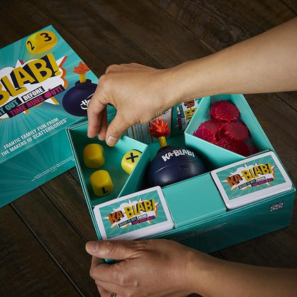Hasbro Gaming Ka-Blab! Game for Families, Teens and Kids Ages 10 and Up, Family-Friendly Party Game for 2-6 Players, from The Makers of Scattergories