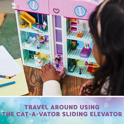 LEGO Gabby's Dollhouse Building Toy - Pretend Play Toy Figures & Playsets for Girls & Boys, Ages 4+ Years - Gift for Christmas - 8 Room Dollhouse W/ 4 Minifigures - 10788