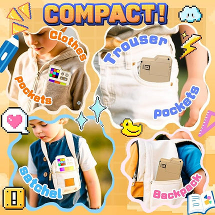 SMILESSKIDDO Super Slide Puzzle Games, Original 1000+ Challenges & 3 Modes, Brain Teaser Puzzle, Super Electronic Sliding Puzzles Toy Gifts for Kids & Adults, Fun Unblocking Logic Game