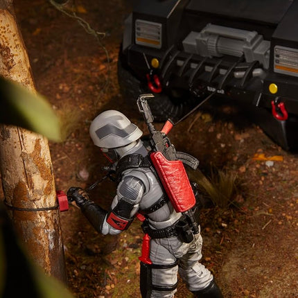 G.I. Joe Classified Series #120, Cobra Night Attack 4-WD Stinger & Driver, Collectible 6 Inch Action Figure & Vehicle with 8 Accessories