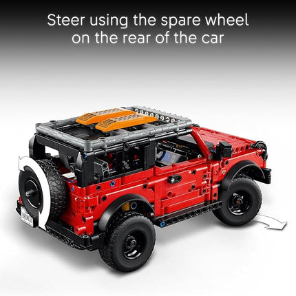 LEGO Technic Ford Bronco Kids Toy Car - Building Toy for Boys and Girls, Ages 10+ - Car Toy and Model Kit - Makes a Cool Birthday Gift for Kids - Authentic Ford Bronco Trim & Details - 42213
