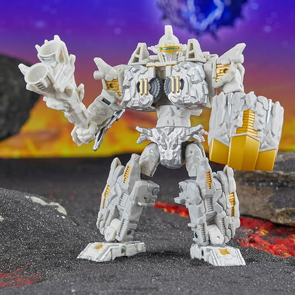 Transformers Legacy United Deluxe Class Infernac Universe Nucleous, 5.5-inch Converting Action Figure, 8+