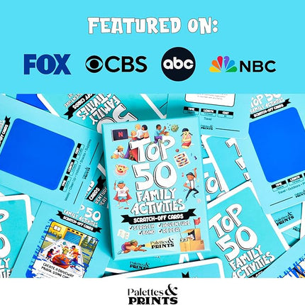 Top 50 Family Activities - 50 Fun Scratch Off Family Adventures and Family Games for Deep Bonding - Fun for Kids and Adults - Gifts for Family - Perfect for Family Fun Time & Family Night