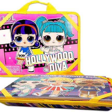 LOL Dolls Ultimate Lap Desk Activity Set - Bundle with LOL Dolls Coloring Books, Stickers, Games, Puzzles, Drawing and More (LOL Dolls Activities for Girls, Kids)
