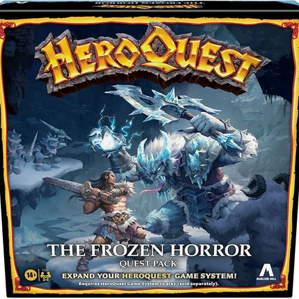 Avalon Hill HeroQuest The Frozen Horror Quest Pack, Dungeon Crawler Game for Ages 14+, Requires HeroQuest Game System to Play