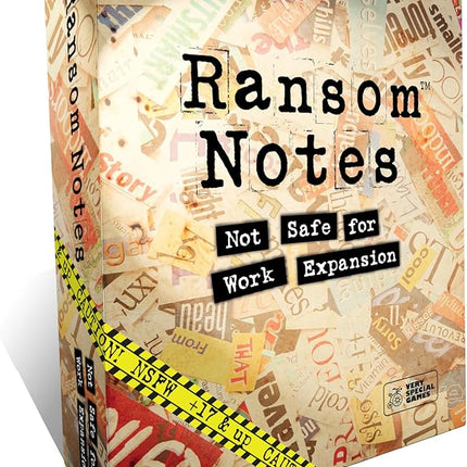 Ransom Notes Expansion Pack, Not Safe for Work (NSFW) Edition - The Ridiculous Word Magnet Party Game, 3+ Players