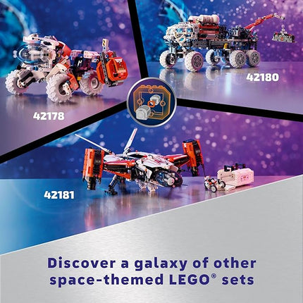LEGO Technic Mars Crew Exploration Rover Building Set, Space Gift for Boys and Girls, Science Project, NASA Inspired Toy, Advanced Building Kit for Kids Ages 10 and Up, 42180