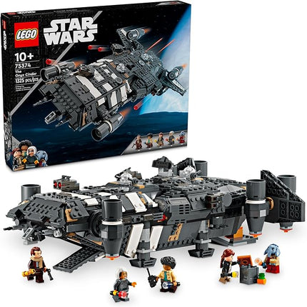 LEGO Star Wars Skeleton Crew The Onyx Cinder Spaceship Toy - Star Wars Building Toy Set for Kids, Boys & Girls, Ages 10+ - Birthday Gift for Fans - 75374