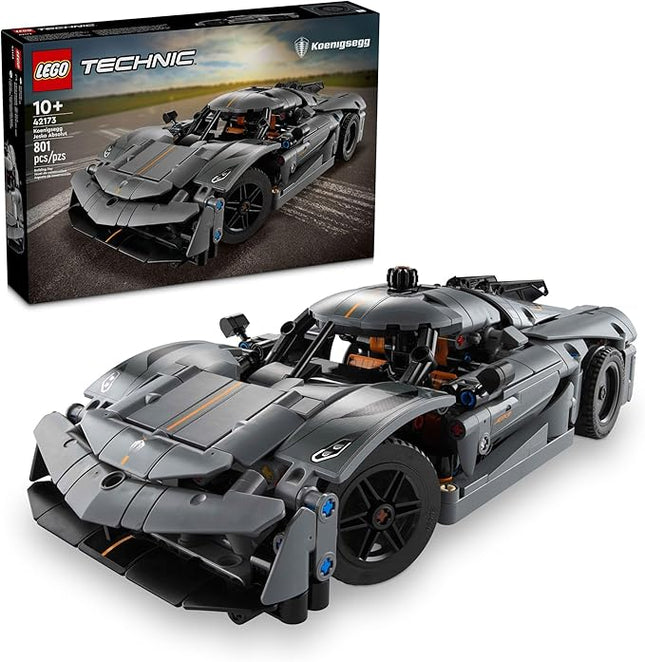 Lego Technic Koenigsegg Jesko Absolut Grey Hypercar, Sports Car Building Toy Set for Boys and Girls, Vehicle Racing Car for Kids, Buildable Model Kit, Sports Car Toy, Motor Enthusiasts’ Gift, 42173
