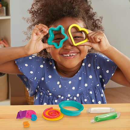 Play-Doh Numbers and Shapes Playset with 17 Tools & 20 Compound Sticks, Back to School Classroom Supplies, Kids Arts & Crafts, Preschool Toys, Ages 3+