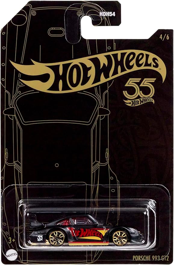 Hot Wheels (HDH54) 55th Anniversary Series 4/6 - Porsche 993 GT2 (Exclusive)