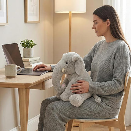 13" Gray Elephant Stuffed Animal - Plush Toy for Boys, Girls, Kids, Baby Shower, Bedtime, Birthday