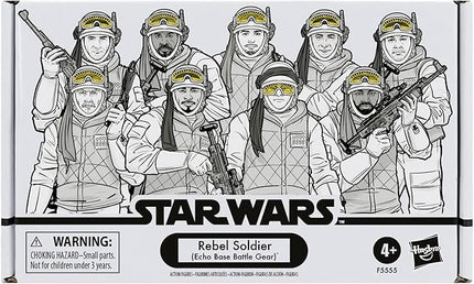 STAR WARS The Vintage Collection 3.75-Inch Rebel Soldier (Echo Base Battle Gear) 4-Pack Action Figure Set F5555 Ages 4 and Up