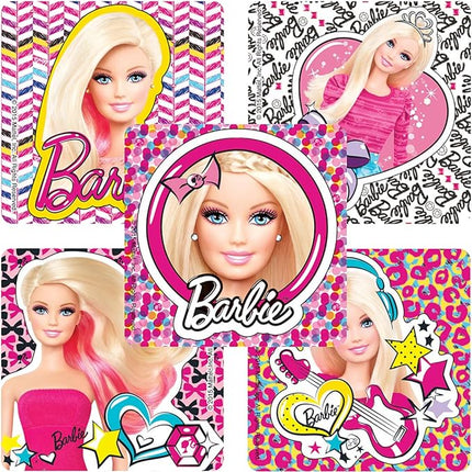 SmileMakers Barbie Pics Stickers Hypoallergenic, Latex Free