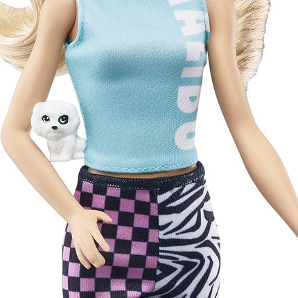 Barbie Mini Playset with 2 Pet Puppies, Doghouse and Pet Accessories, Gift for 3 to 7 Year Olds