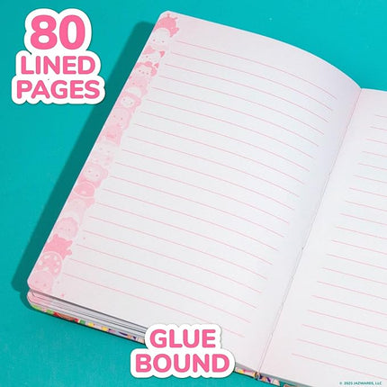 Squishmallows Original Archie The Axolotl Squishy Journal, 80 Lined Pages, Cute Diary, Journal for Girls, Kids Journal, Birthday Gift, Girls Journal, Cute Stationery, Journal for Kids