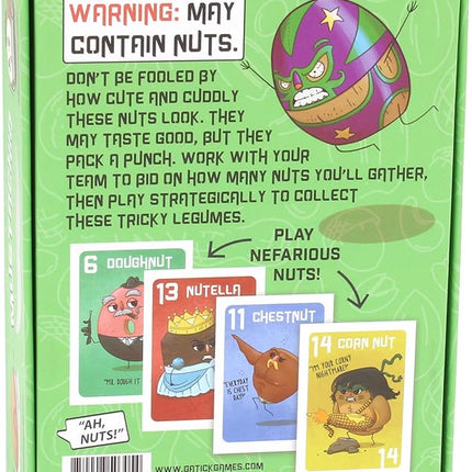 Mustachio- Mustaches Now Included, a Strategy Game of Trickery and Scheming Nuts, Funny Board Games for Teens and Family Night, Card Game for 2-6 Players