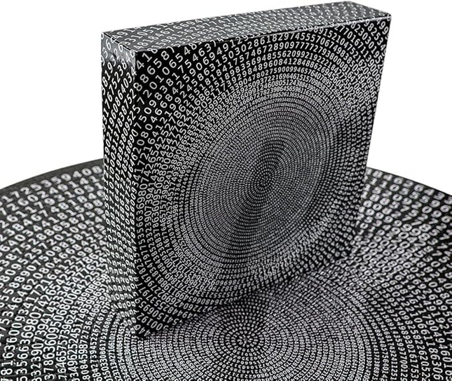 Bgraamiens Puzzle -π Day Puzzle The Mystical π Puzzle Hard Unique Round Numbers Puzzle for Adults (π in Black and White)