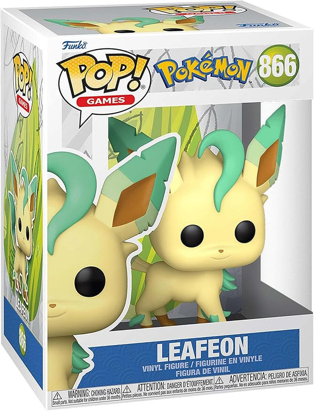 Funko Pop Games: Pokemon - Leafeon - Collectable Vinyl Figure - Gift Idea - Official Merchandise - Toys for Kids & Adults - Video Games Fans - Model Figure for Collectors and Display