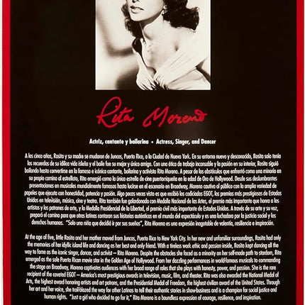 Barbie Signature Tribute Collection Rita Moreno Collectible Doll in Black & Gold Gown with Gloves and Shoes, Includes Doll Stand