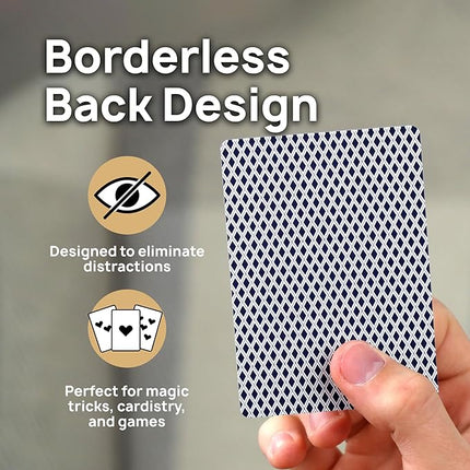 Regal Games [144 Decks] Rockets Bulk Playing Cards Set for Adults & Professionals - 310 GSM Linen Finish - Poker Cards for Blackjack, Euchre, Canasta - Casino Grade, Travel & Game Night Cards