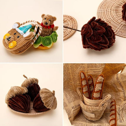 Caydo 200 Pieces Brown Pipe Cleaners Craft Chenille Stems for DIY Art Creative Crafts Party Decorations (12 Inch x 6 mm)