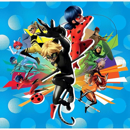Miraculous Ladybug - 3 in 1 Jigsaw Puzzles for Kids. Featuring Lady & Cat Noir. Great Birthday & Educational Gifts for Boys and Girls. Colorful Pieces Fit Together Perfectly.