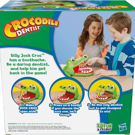 Hasbro Gaming Crocodile Dentist Kids Board Game, Ages 4 And Up (Amazon Exclusive)