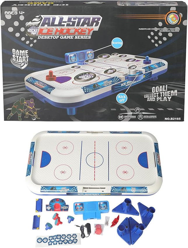 COLOR TREE Air Hockey Table, Sports Arcade Games, with Complete Accessories, Digital Scoreboard, Built in Score Tracker, Perfect for Adults and Kids, Home Game Room