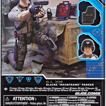 G.I. Joe Classified Series #178, Blaine “Mainframe” Parker, Collectible 6-Inch Action Figure with 9 Accessories