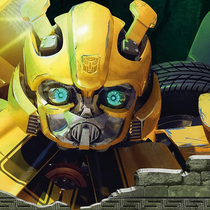 Transformers Toys Rise of The Beasts Movie, Beast-Mode Bumblebee Converting Toy with Lights and Sounds, Ages 6 and up, 10-inch