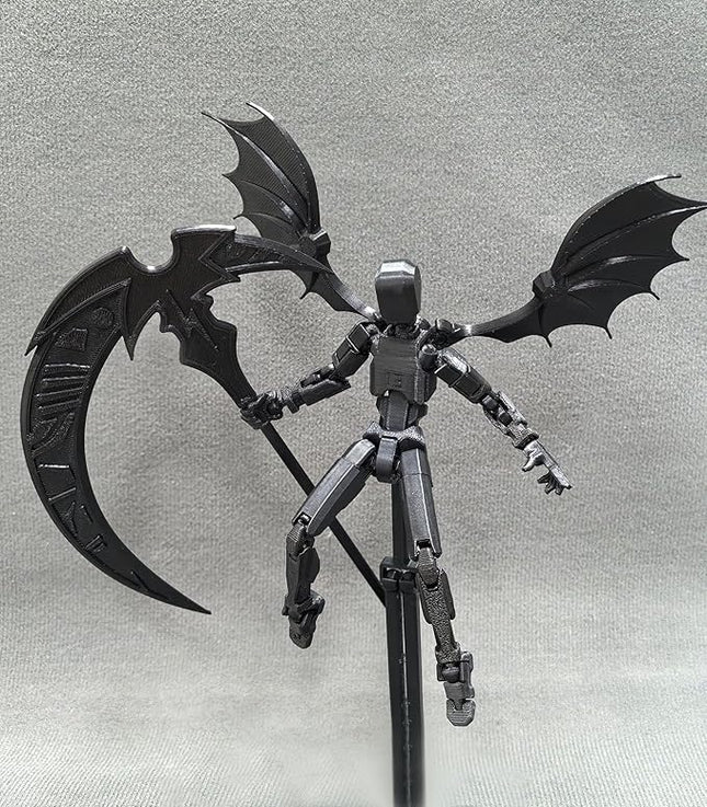 T13 Action Figure Set - Assembly Completed Titan 13 Robot, 3D Printed Dummy 13, Lucky 13 for Collectors Desktop Decorations