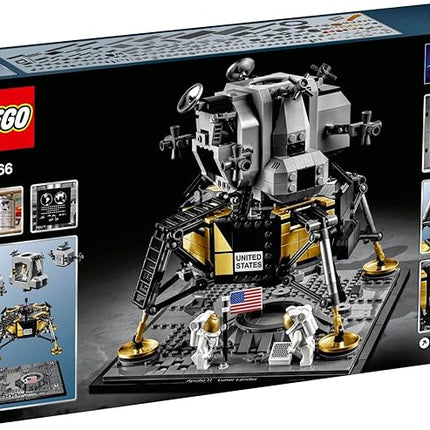 LEGO Creator Expert NASA Apollo 11 Lunar Lander 10266 Building Toy Set for Ages 16+ (1087 Pieces)