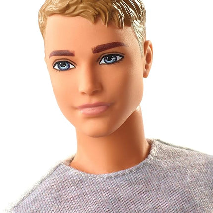 Barbie Ken Doll & 5 Travel-Themed Accessories, Includes Backpack that Opens & Closes, Fashion Doll with Dark Brown Hair