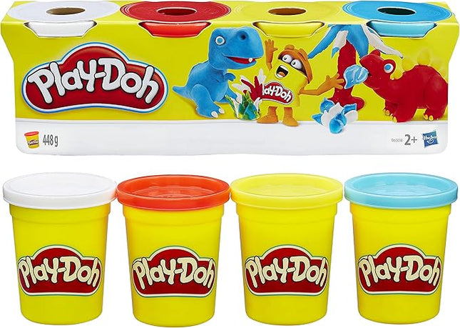 Play-Doh B6508 4 Pack Classic Colors, 16 oz, Small