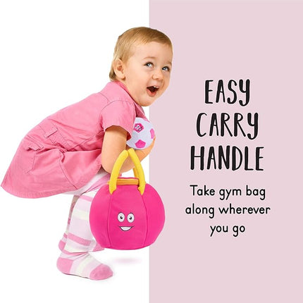 Talking Plush Sports Balls for Toddlers 1-3 | Soft Baby Toys | Set of 4 - Basketball, Baseball, Soccer Ball & Football