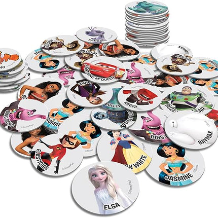 Disney Family Game Night, 10 in 1 Board Game Collection for Kids & Adults, Featuring Mickey, Minnie, Princesses, Toy Story & More. 5 Physical and 5 Digital Games for Ages 6 and up