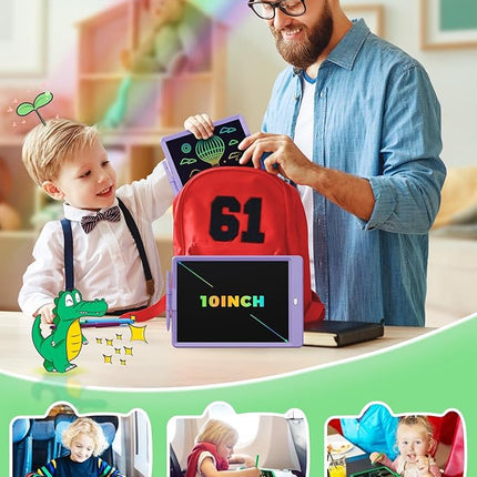 KOKODI 10 Inch LCD Writing Tablet, Purple Drawing Boards for Kids(Purple)