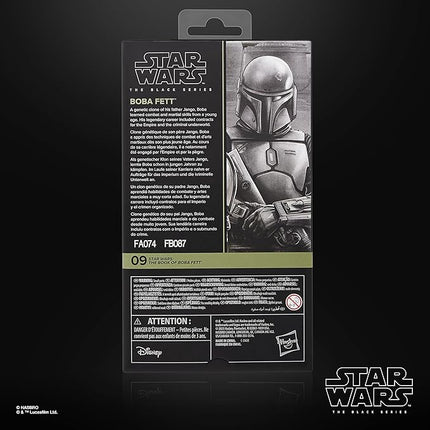 STAR WARS The Black Series Boba Fett, The Book of Boba Fett Premium Collectible 6 Inch Action Figure