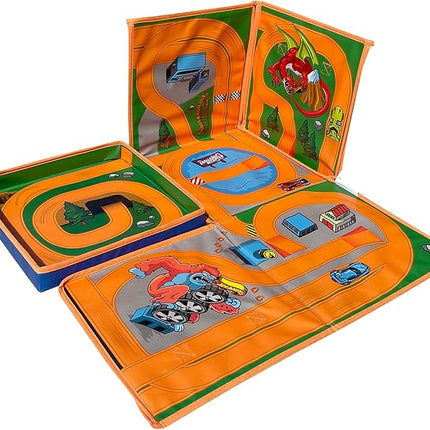 Tara Toy ZipBin 300 Car Storage Cube & Playmat - Holds 300 Cars, Durable Toy Organizer for Kids Age 3+, Playmat and Storage Solution