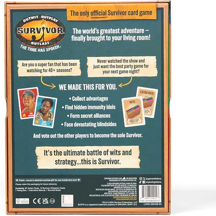 Exploding Kittens Survivor: The Tribe Has Spoken 3-6 Players - Ages 8+ - 30 Minutes to Play - Official Card Game for Survivor Fans - Family Game Night, Card Game