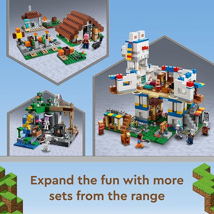 LEGO Minecraft The Skeleton Dungeon Building Toys Set - Minecraft Toys for Boys & Girls, Ages 8+ - Toys for Kids W/Option to Build 3 Biomes - 21189